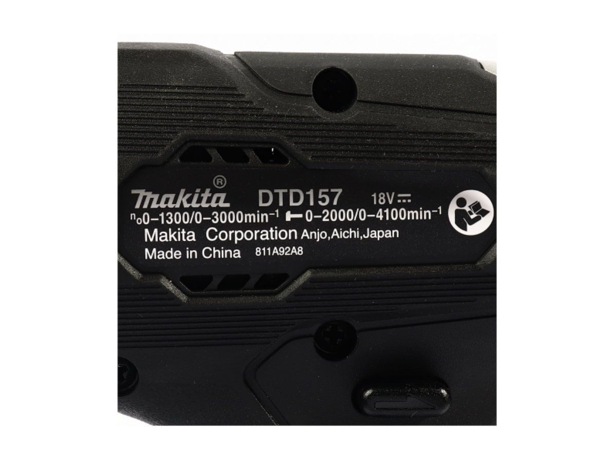 MAKITA ชุดสว่านกระแทกไร้สาย สีดำ 18V รุ่น DLX2414X7B ประกอบด้วยรุ่น DHP487+DTD157 รวมแบตเตอรี่-แท่นชาร์จ