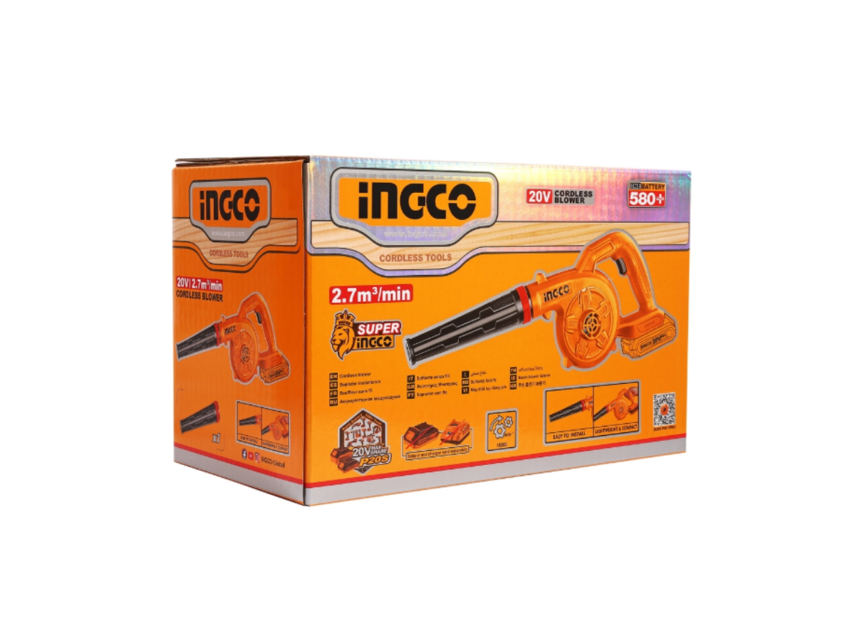 INGCO เครื่องเป่าลมไร้สาย (เครื่องเปล่า) รุ่น CABLI20028