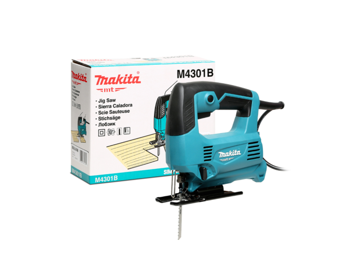 MAKITA เลื่อยจิ๊กซอว์ B-TYPE กำลังไฟ 450 วัตต์ รุ่น M4301B ความยาวช่วงชัก 18 มม. (11/16 นิ้ว)