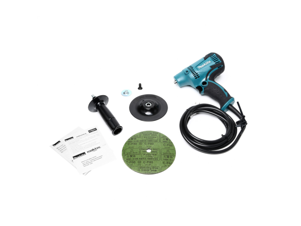 MAKITA เครื่องขัดกระดาษทราย ขนาด 6 นิ้ว (150 มม.) กำลังไฟ 440 วัตต์ รุ่น GV-6010
