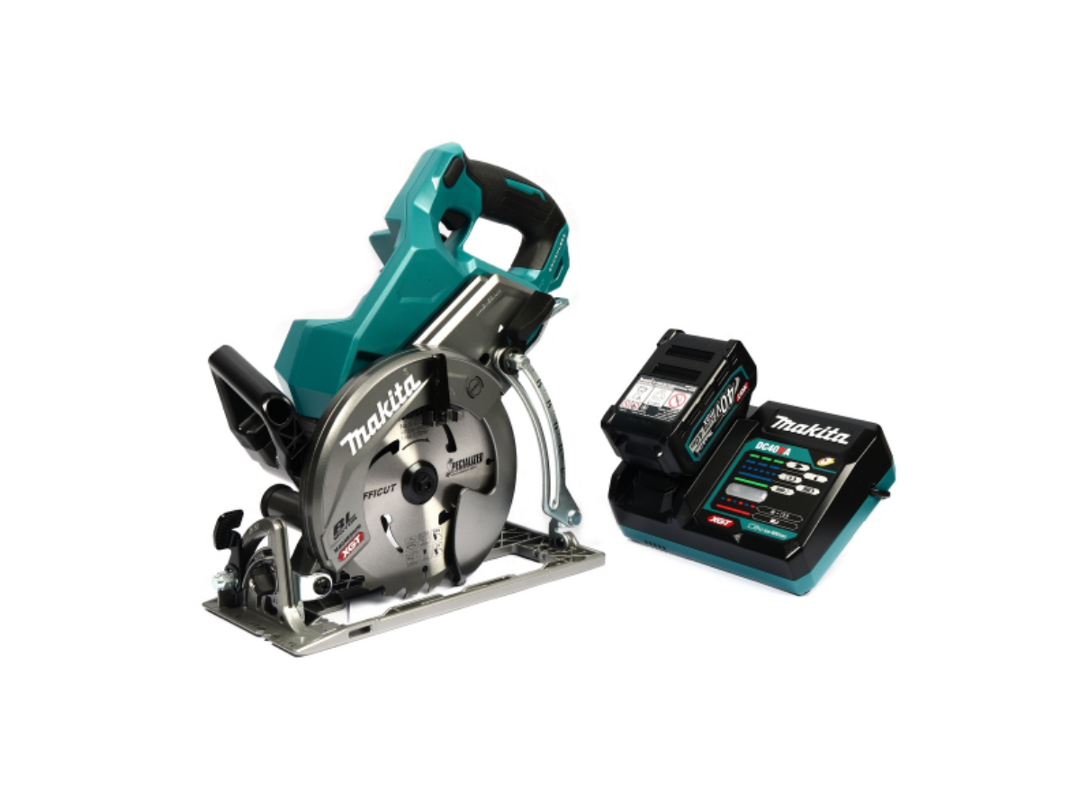 MAKITA เลื่อยวงเดือน 40 โวลต์ ขนาด 7 นิ้ว รุ่น RS001GM101 ความเร็วรอบตัวเปล่า 6,400 รอบ/นาที