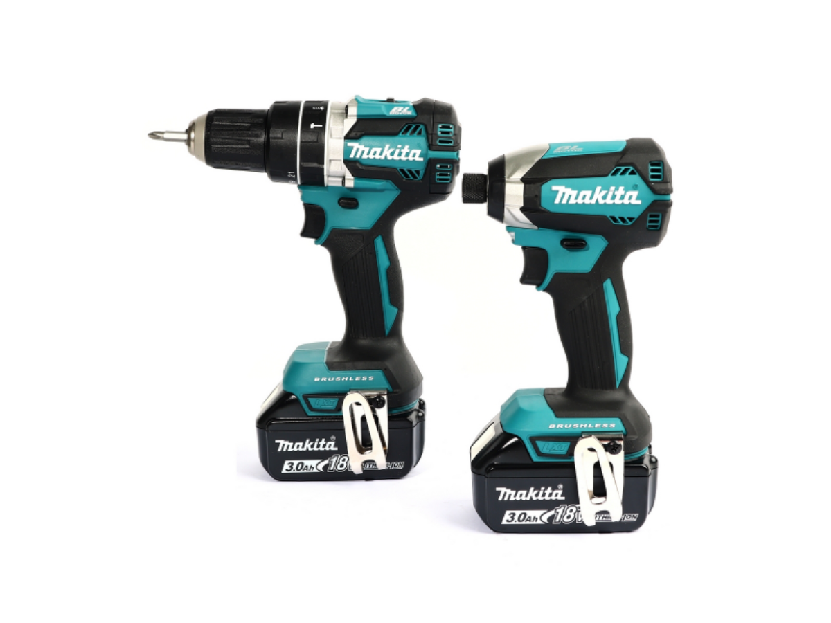 MAKITA ชุด Combo DHP484Z+DTD153Z 18 โวลต์ รุ่น DLX2180J กล่อง MAKPAC รวมแบตเตอรี่-แท่นชาร์จ