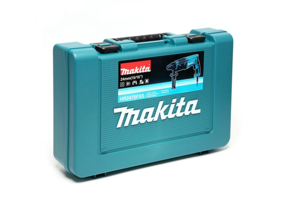 MAKITA สว่านโรตารี่ไฟฟ้า 3 ระบบ ขนาด 24 มม. (15/16 นิ้ว) กำลังไฟ 780 วัตต์ รุ่น HR2470FX5