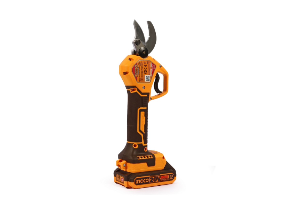 INGCO กรรไกรตัดกิ่งไร้สาย 20 โวลต์ รุ่น CSSLI203083 มอเตอร์ Brushless สามารถตัดได้ 20-30 มม. 