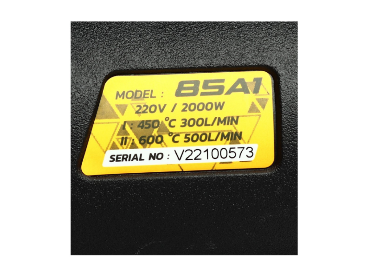 VALU เครื่องเป่าลมร้อนไฟฟ้า กำลังไฟ 2,000 วัตต์ อุณหภูมิ 350-600°C รุ่น 85A1