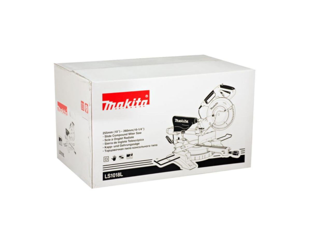 MAKITA แท่นตัดสไลท์องศา ขนาด 10-1/4 นิ้ว (255 มม.) กำลังไฟ 1,430 วัตต์ รุ่น LS-1018L