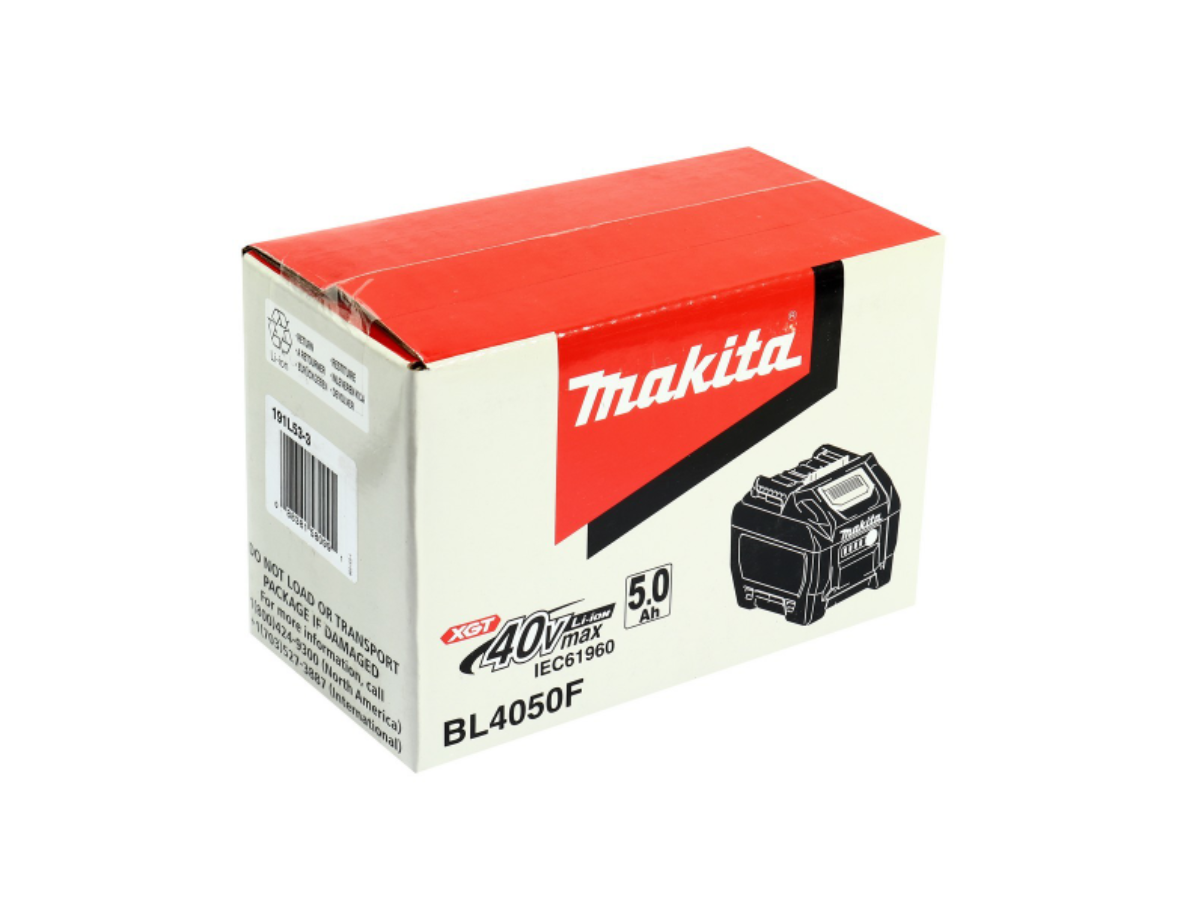 MAKITA แบตเตอรี่ ลิเธียมไอออน 40 โวลต์ 5.0 แอมป์ รุ่น BL4050F 