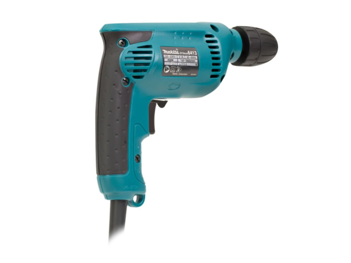 MAKITA สว่านไฟฟ้า ขนาด 3/8 นิ้ว กำลังไฟ 450 วัตต์ รุ่น 6413