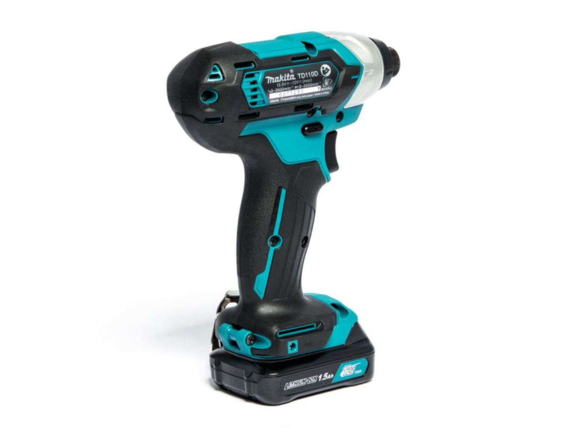 MAKITA สว่านไขควงกระแทกไร้สาย 12 โวลต์ 1/4 นิ้ว รุ่น TD110DWYE