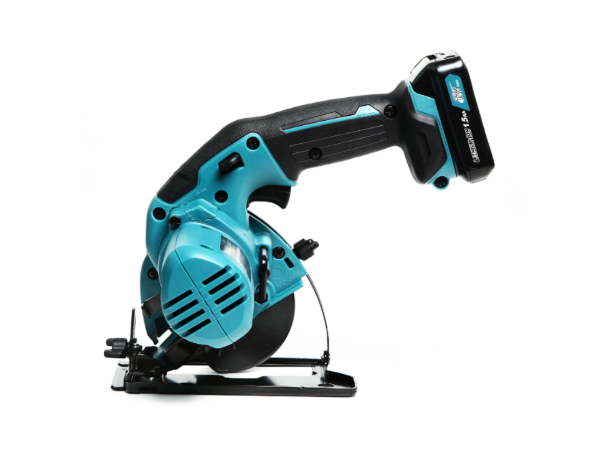 MAKITA เลื่อยวงเดือนไร้สาย 12 โวลต์ ขนาด 85 มม. รุ่น HS301DWYE ความเร็วรอบตัวเปล่า 1,500 รอบ/นาที รวมแบตเตอรี่-แท่นชาร์จ
