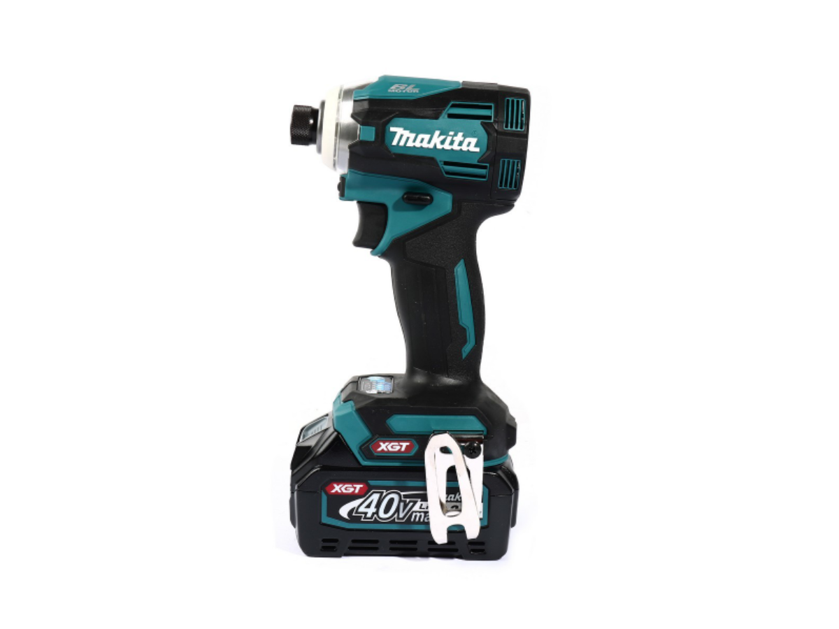 MAKITA สว่านไขควงกระแทกไร้สาย 40 โวลต์ 1/4 นิ้ว รุ่น TD001GD101 แรงบิดสูงสุด 220 นิวตันเมตร รวมแบตเตอรี่และแท่นชาร์จ