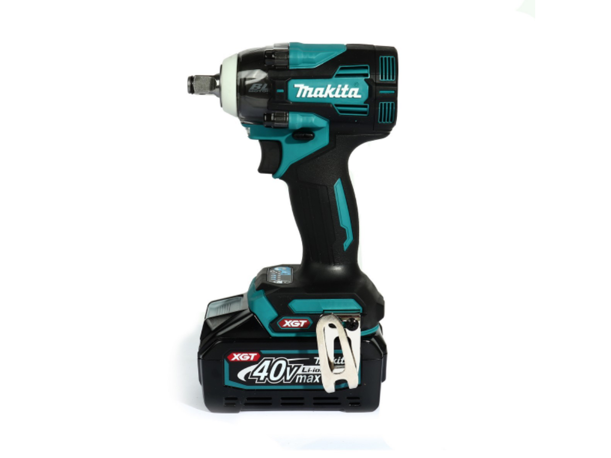MAKITA เครื่องขันบล๊อกไร้สาย 40 โวลต์ 1/2 นิ้ว รุ่น TW004GM101 แรงบิดสูงสุด 350 นิวตันเมตร รวมแบตเตอรี่และแท่นชาร์จ