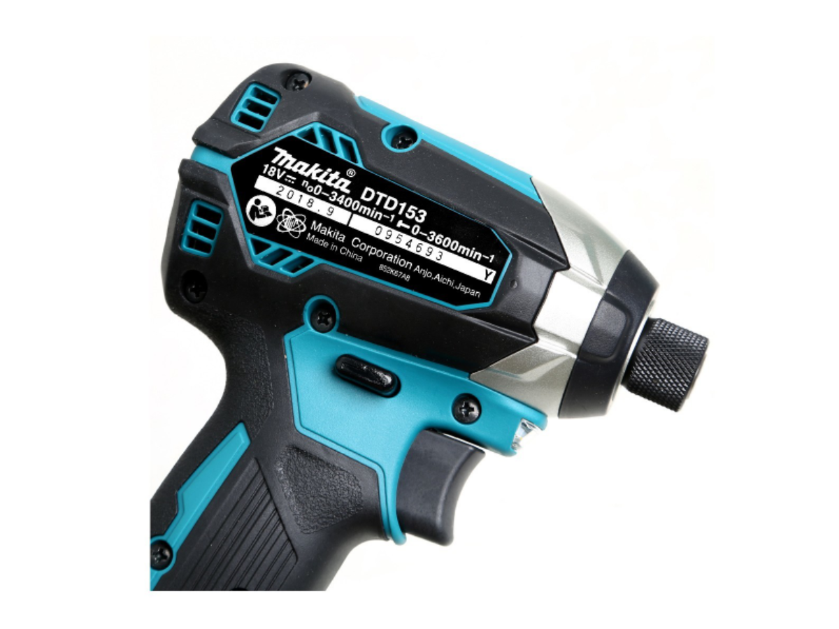 MAKITA สว่านไขควงกระแทกไร้สาย 18 โวลต์ 1/4 นิ้ว รุ่น DTD153Z