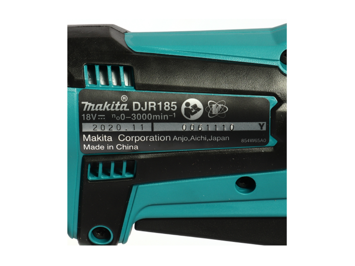 MAKITA เลื่อยชักไร้สาย 18 โวลต์ รุ่น DJR185Z ความยาวช่วงชัก 1/2 นิ้ว ไม่รวมแบตเตอรี่-แท่นชาร์จ