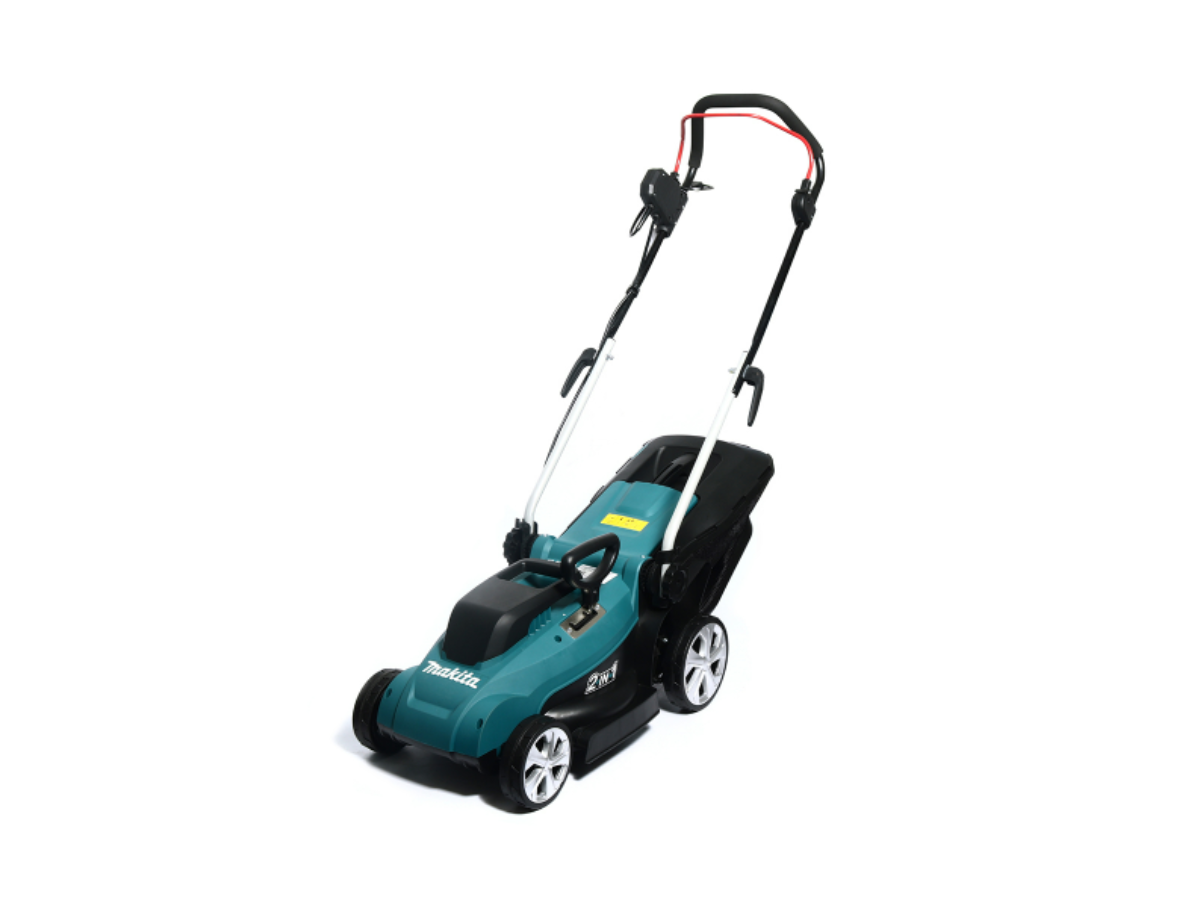 MAKITA รถเข็นตัดหญ้าไฟฟ้า ขนาด 330 มม. กำลังไฟ 1,200 วัตต์ รุ่น ELM3320
