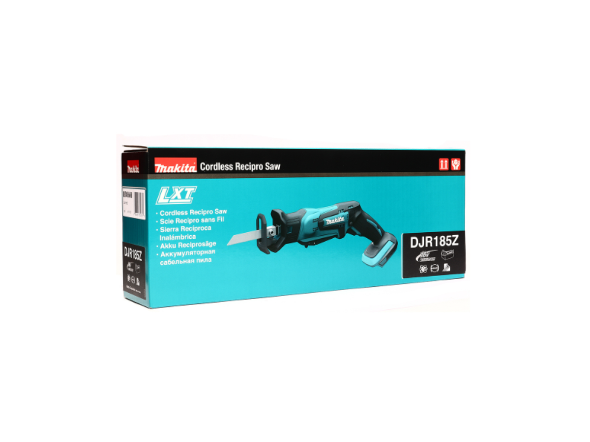 MAKITA เลื่อยชักไร้สาย 18 โวลต์ รุ่น DJR185Z ความยาวช่วงชัก 1/2 นิ้ว ไม่รวมแบตเตอรี่-แท่นชาร์จ