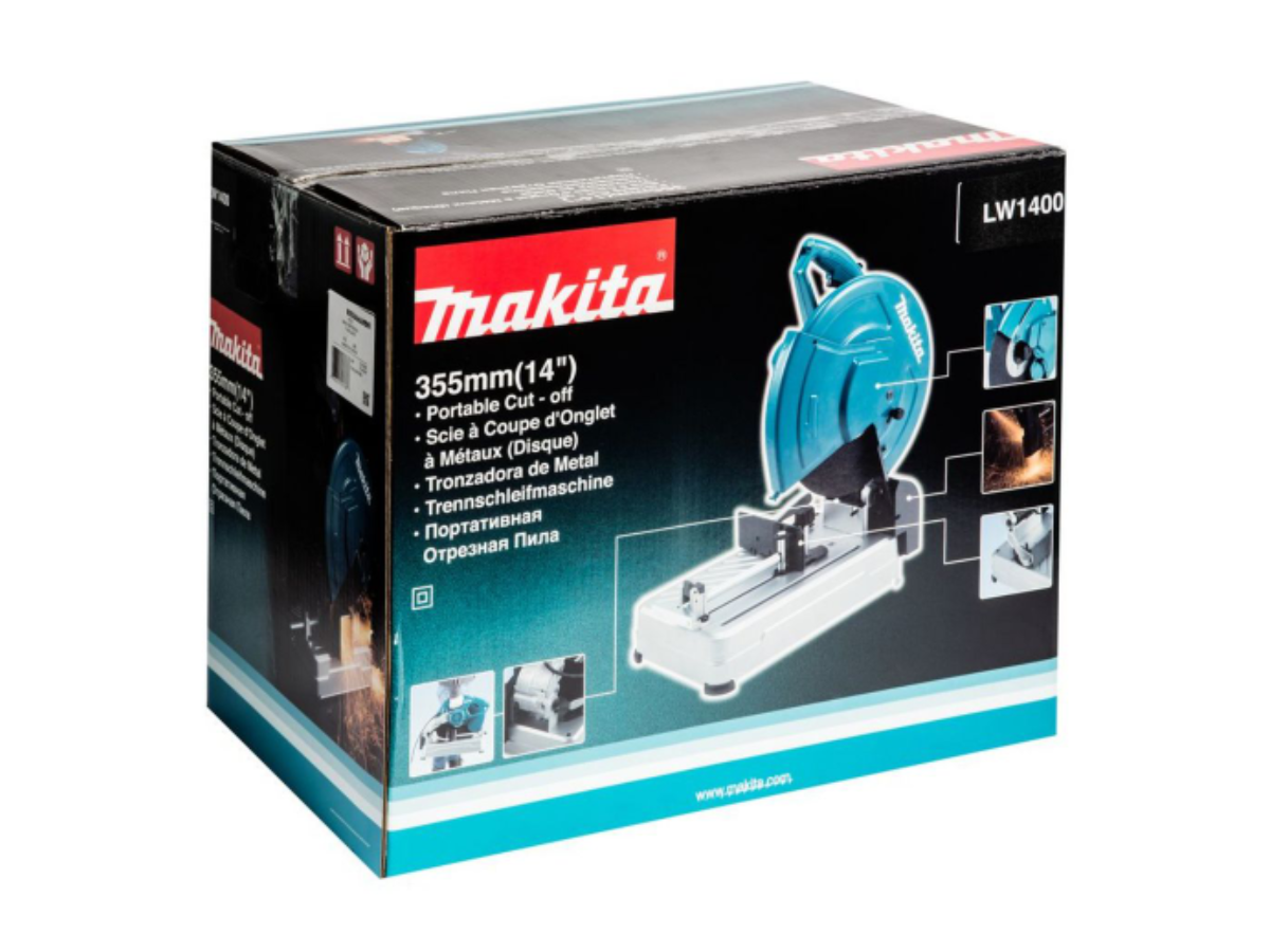 MAKITA เครื่องตัดไฟเบอร์ไฟฟ้า ขนาด 14 นิ้ว (355 มม.) กำลังไฟ 2,200 วัตต์ รุ่น LW1400