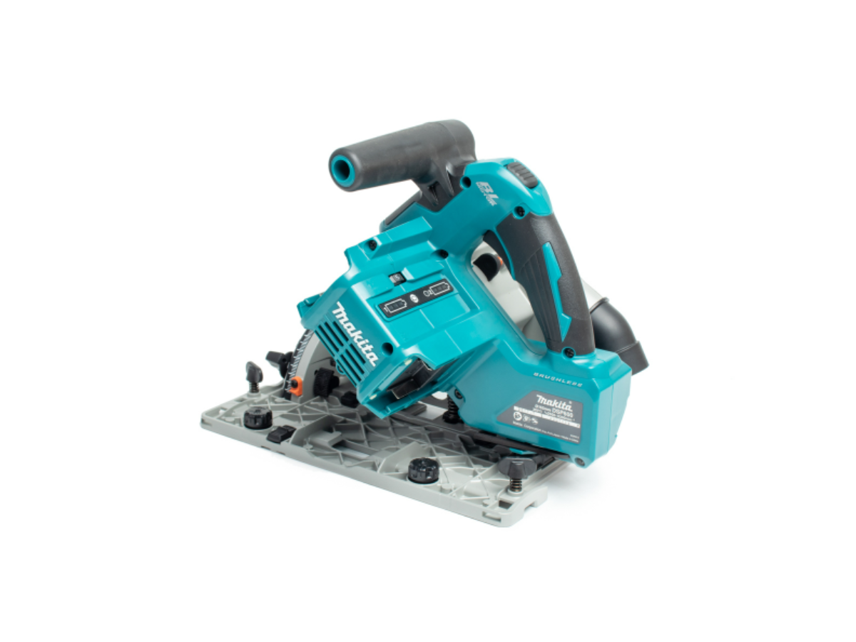 MAKITA เลื่อยวงเดือนตัดตามราง 36 โวลต์ ขนาด 6 นิ้ว รุ่น DSP600Z ความเร็วรอบตัวเปล่า 6,300 รอบ/นาที