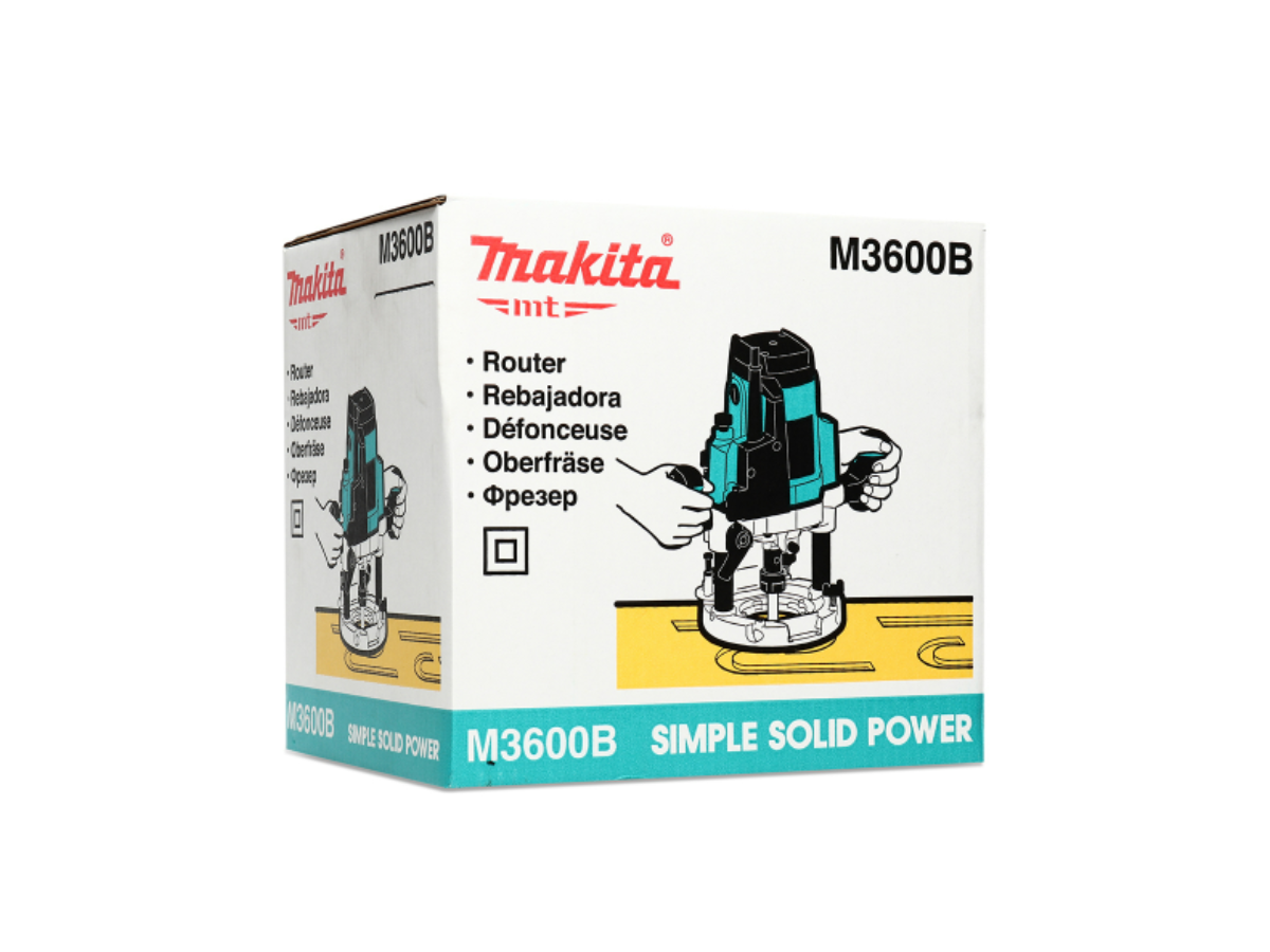MAKITA เครื่องเร้าเตอร์ ขนาด 1/2 นิ้ว (12 มม.) กำลังไฟ 1,650 วัตต์ รุ่น M3600B