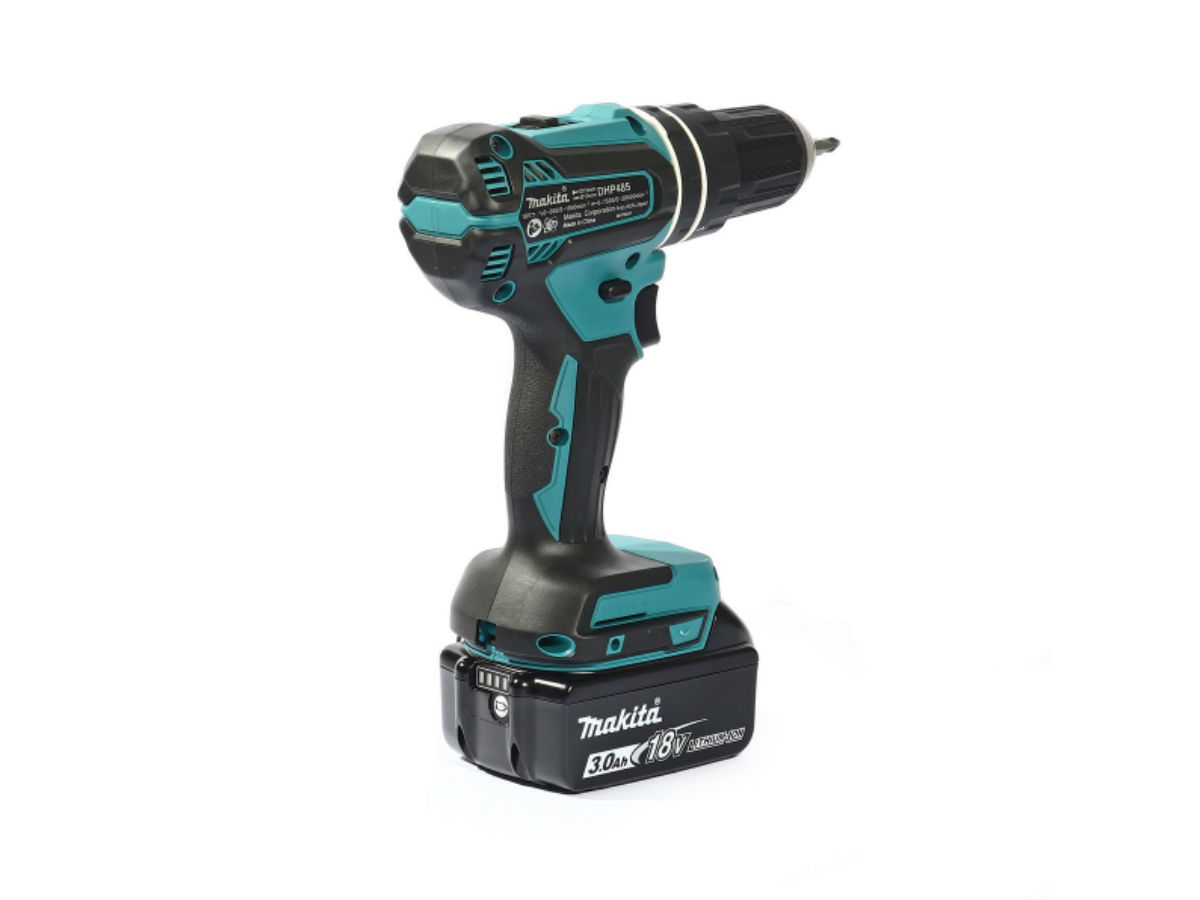 MAKITA สว่านกระแทกไร้สาย 18 โวลต์ ขนาด 13 มม. (1/2 นิ้ว) รุ่น DHP485F003