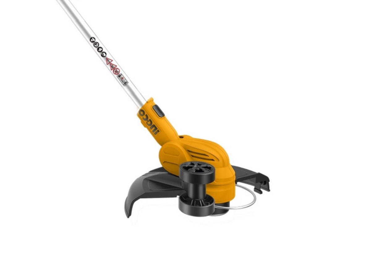 INGCO เครื่องเล็มหญ้าสายเอ็น 20V 300 มม. รุ่น CGTLI203285 ความเร็วรอบ 8,200 รอบ/นาที